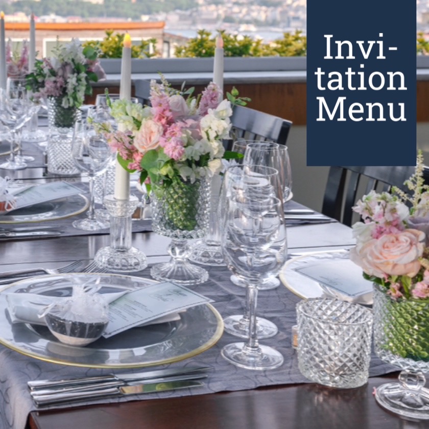 Litera's special invitation menu is just for you for your special invitations! 
