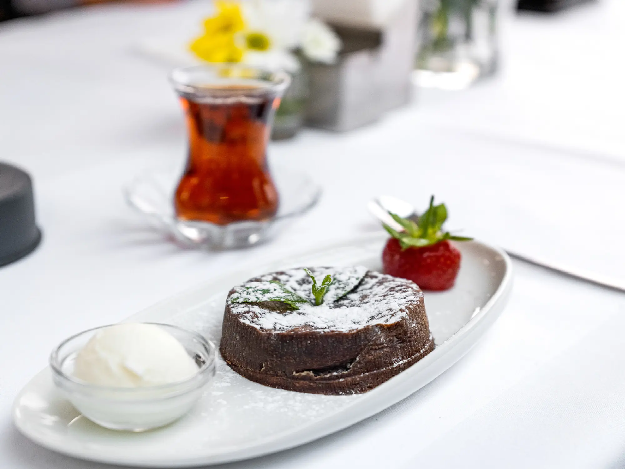 The desserts prepared by Litera's master chefs offer a feast of flavour.